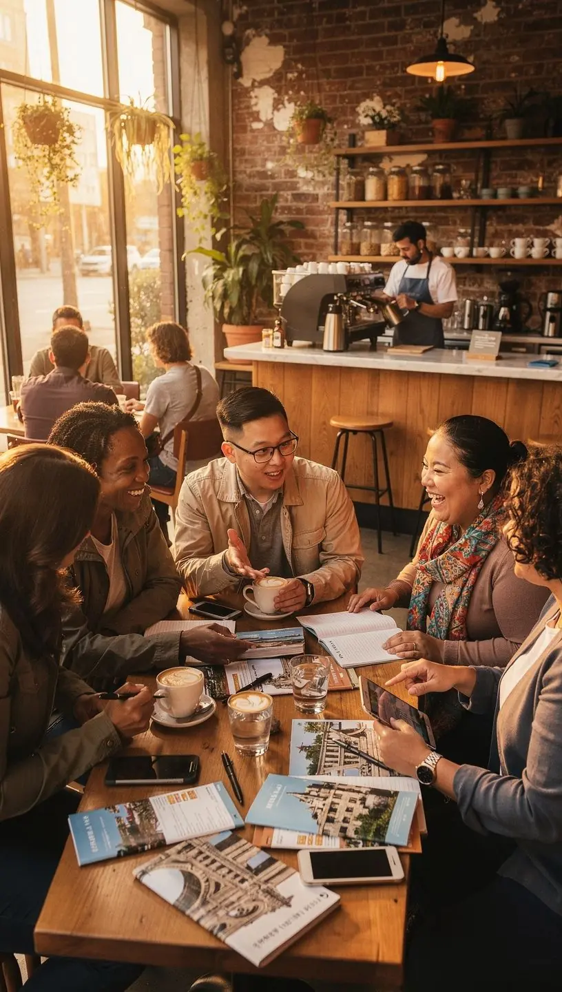 Professional team collaboration